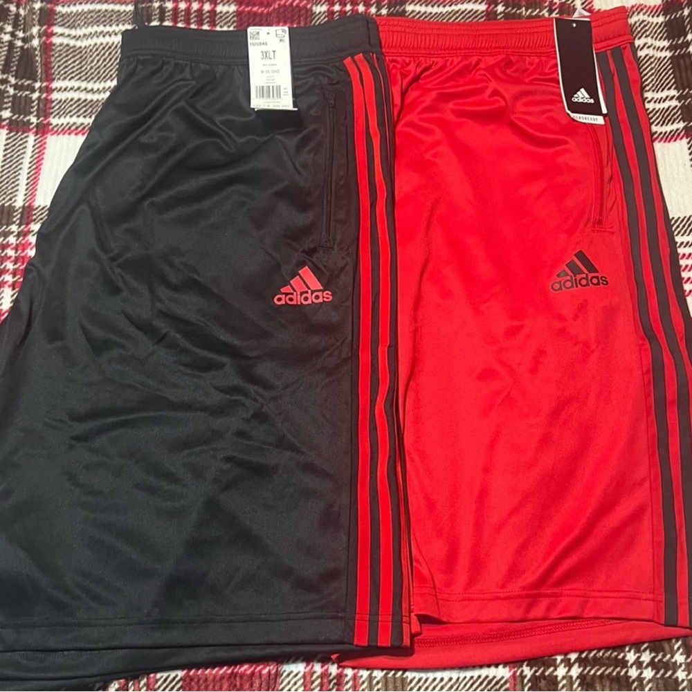 Adidas Aeroready shorts 3XLT (Only red pair available black pair is sold)